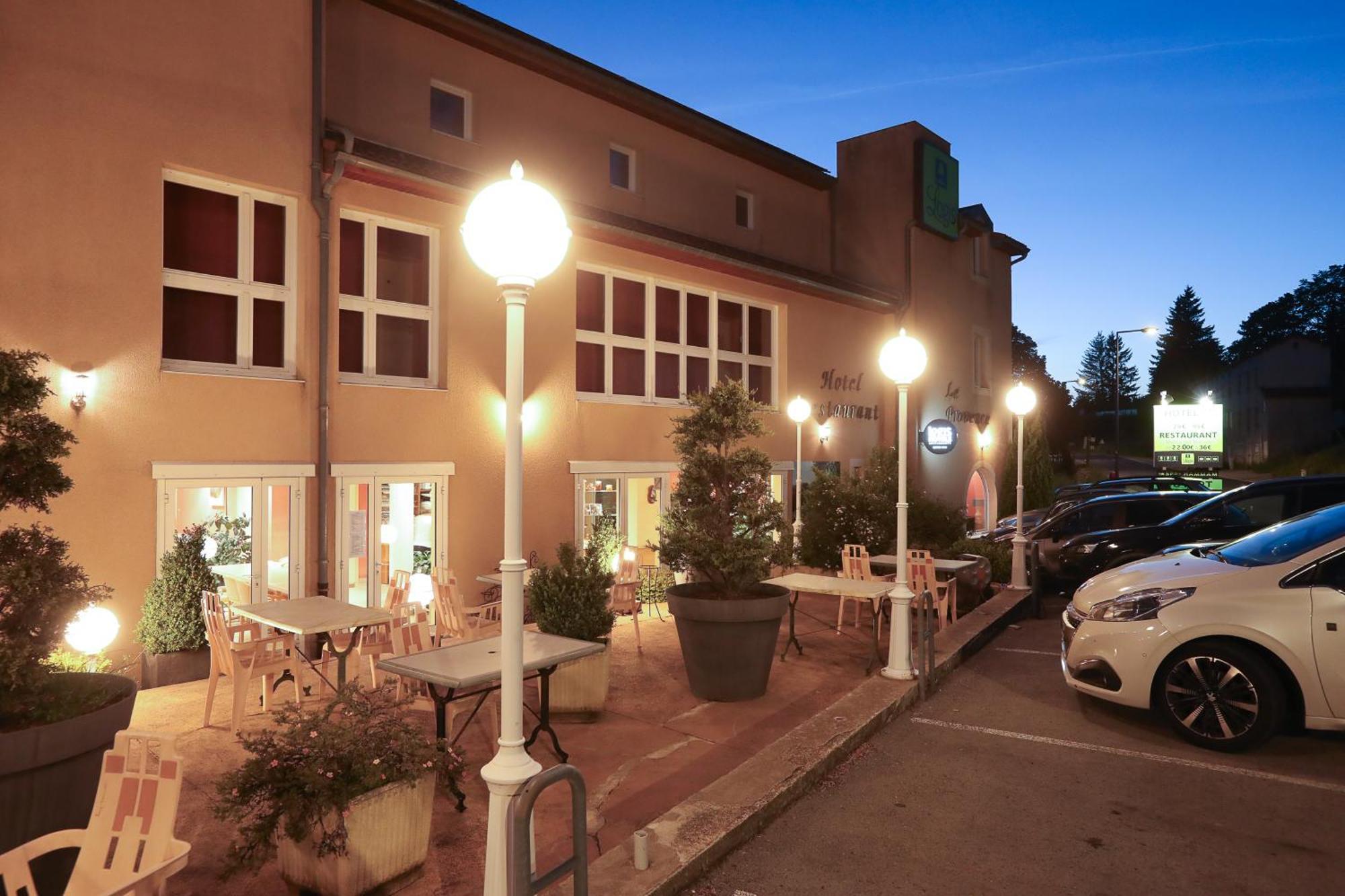 Logis Hotel Spa Restaurant Le Provence Lanarce Eksteriør billede